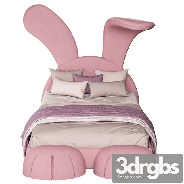 Mr Bunny Bed 3D Model Free