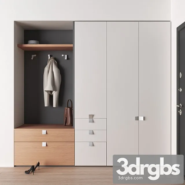 Mr.doors hallway 096 2 3D Model Free