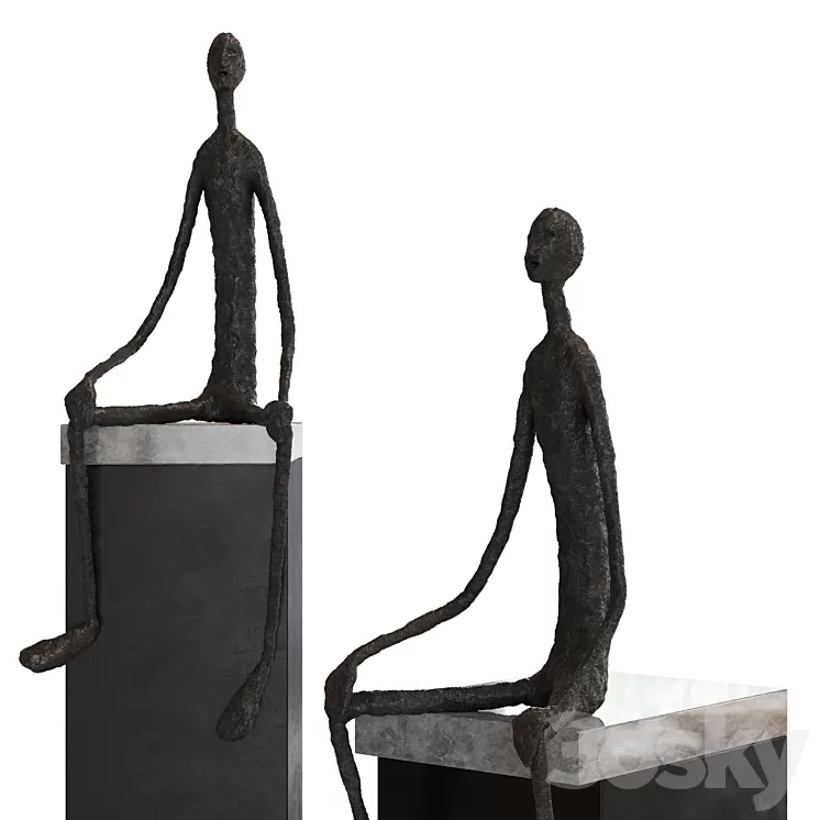 Mr. Jones Statue 3D Model