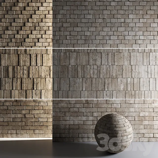 Mrf Rustic Bricks 3DModel