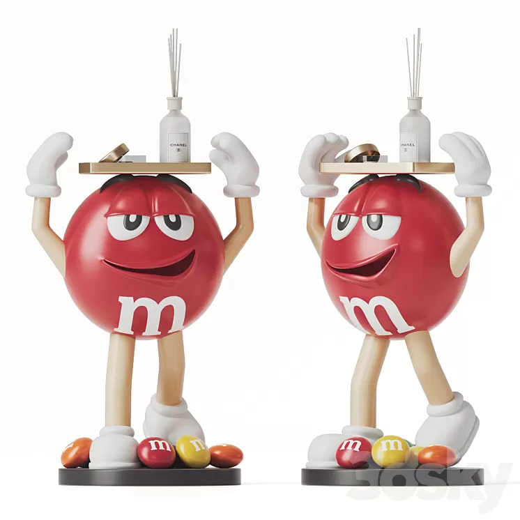 M&M's 3D Model Free