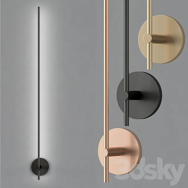 Multi color stick 3D Model