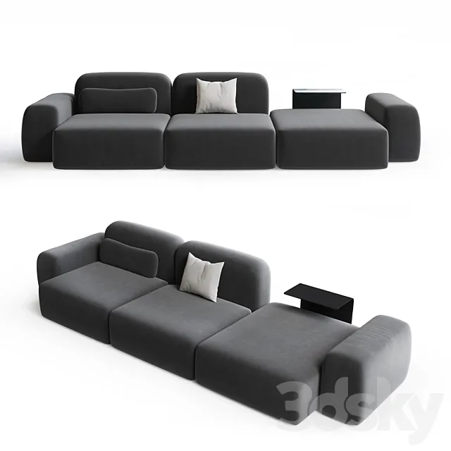 Multi person sofa 3DModel