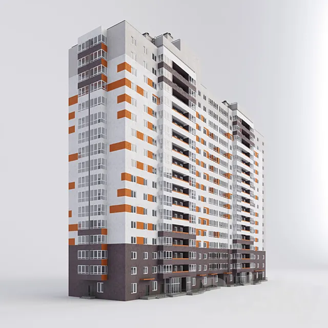 Multi-storey building 3D Model