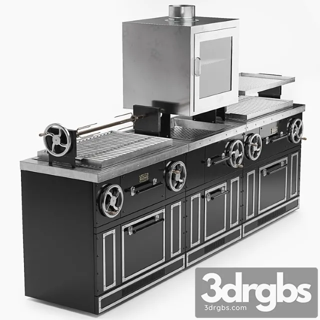 Multifunctional grillvett grill 3D Model Free