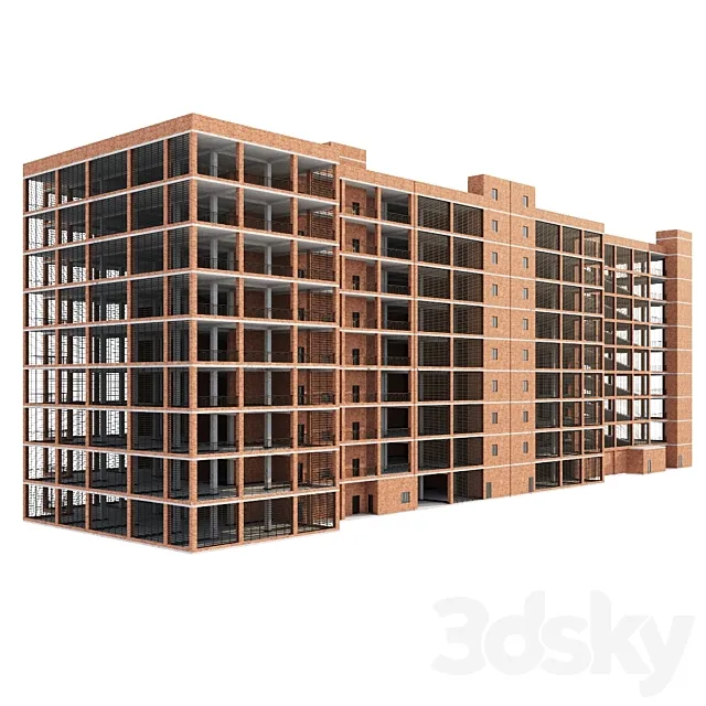 Multilevel parking 3D Model