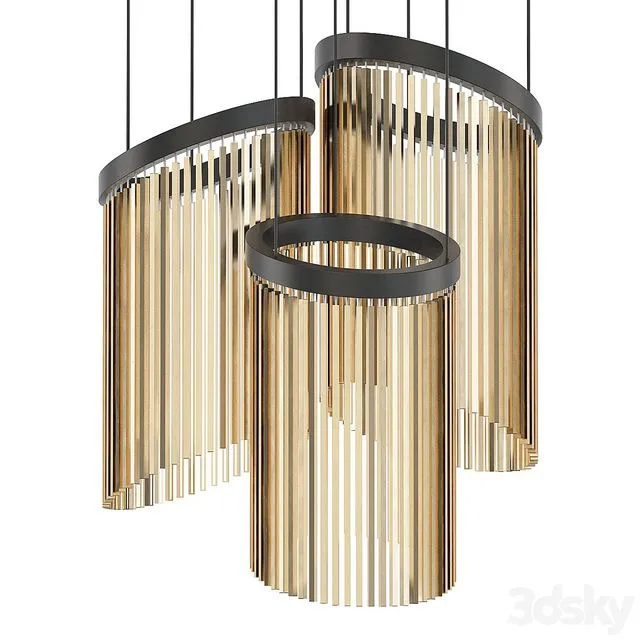 Multiple Chimes 3D Model
