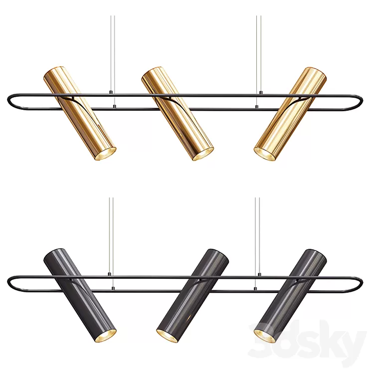 Mumoon LED Pendant Lamp 3D Model