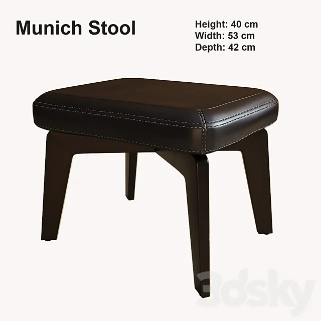 Munich Stool 3DModel
