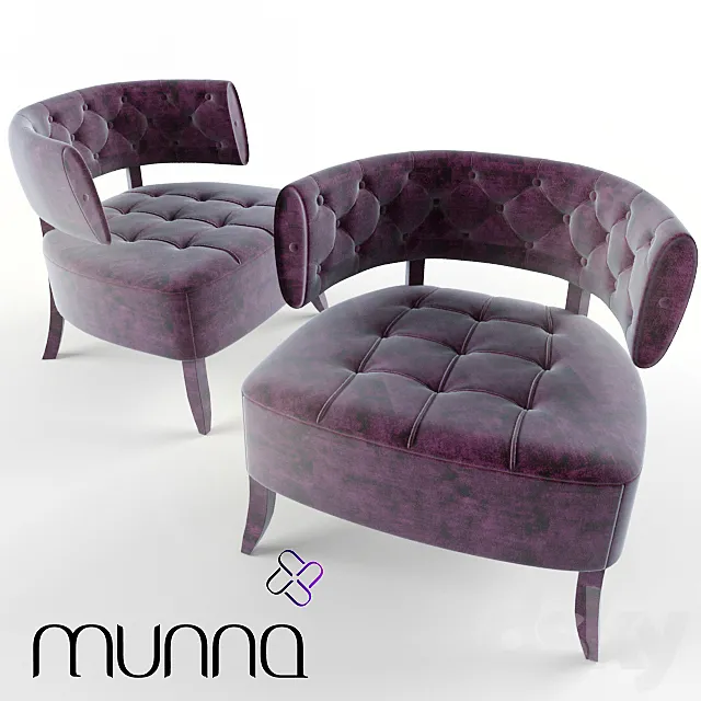Munna chair 3D Model