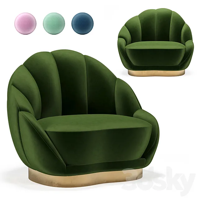 Munna Olympia Armchair 3DModel