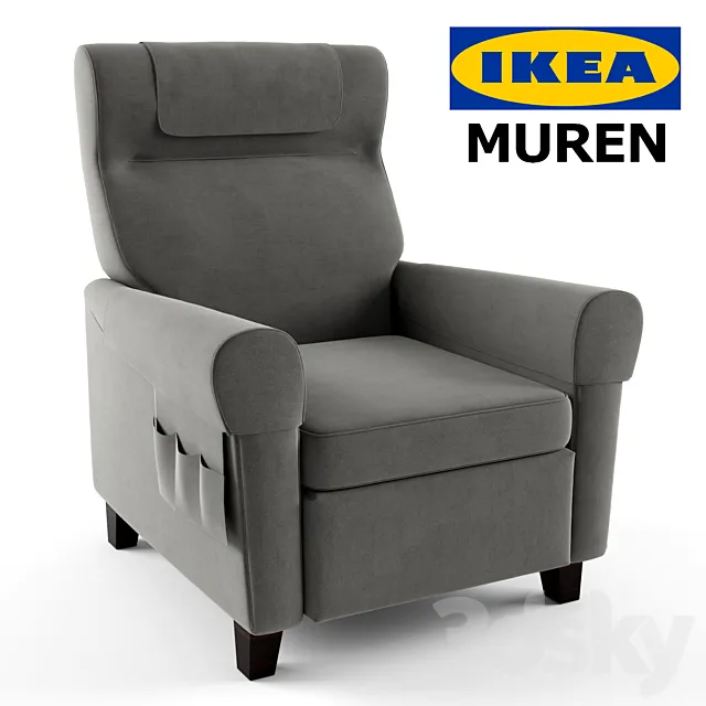 MUREN Recliner by IKEA 3DModel