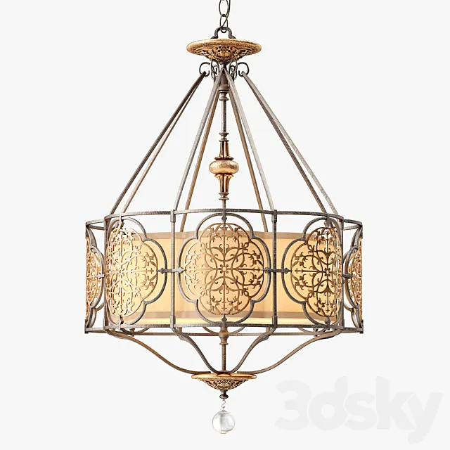 Murray Feiss Marcella 3 light Large Pendant 3DModel