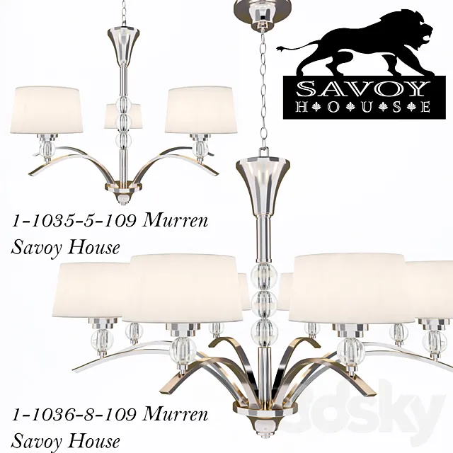 Murren Savoy House Chandeliers 3DModel