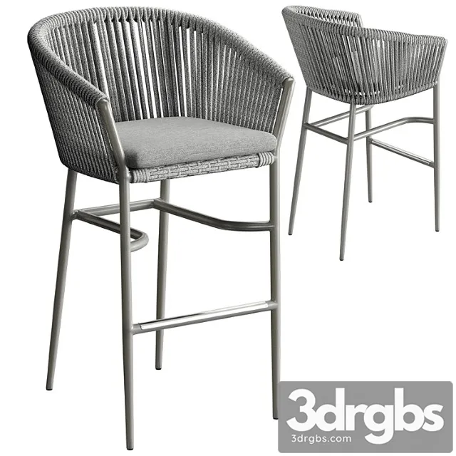 Muse Barstool 3D Model Free