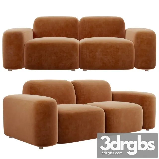 Muse Modular Sofa 3D Model Free