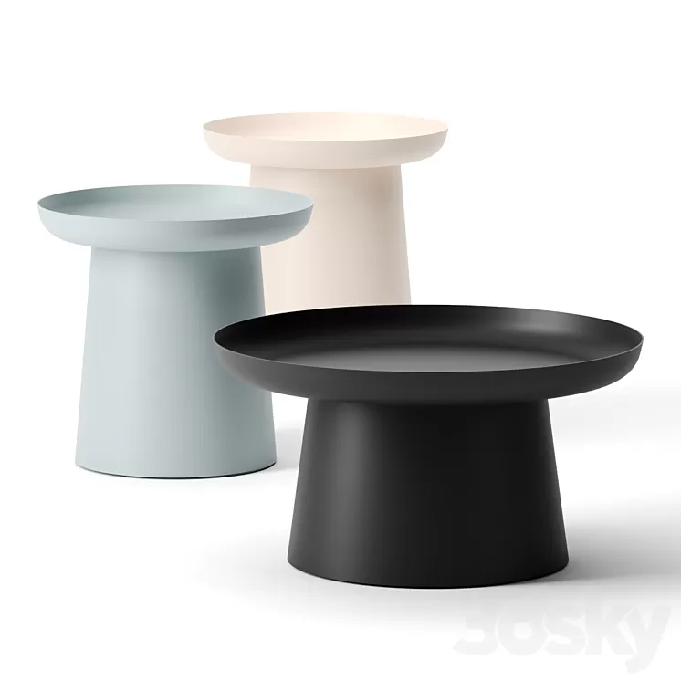 Musette Side Tables by De Vorm