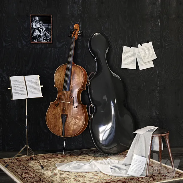 Music Set With Cello Free Download