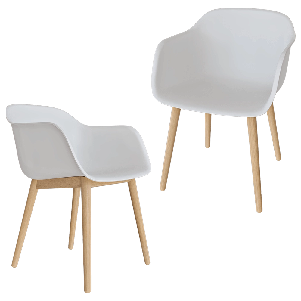 Muuto - Armchair Fiber 3D Model