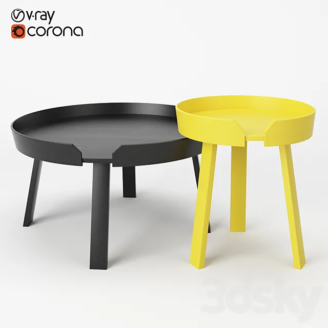 Muuto Around Tables 3DModel