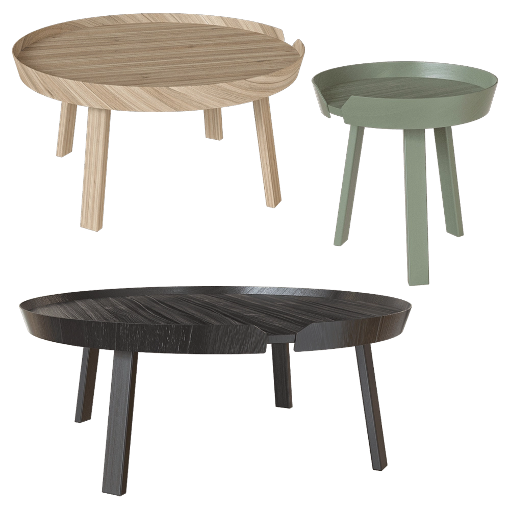 Muuto - Coffee table Around 3D Model