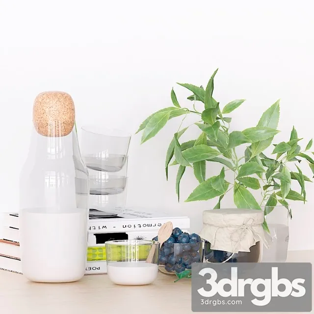 Muuto decorative set 3D Model Free