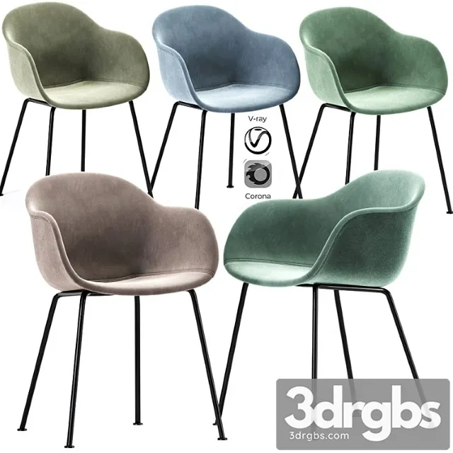 Muuto fiber armchair_3 2 3D Model Free