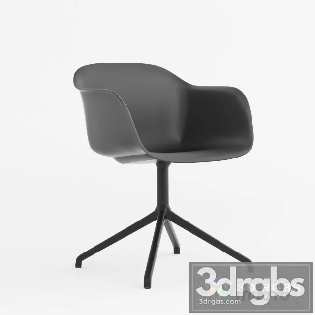 Muuto Fiber Chair 3D Model Free