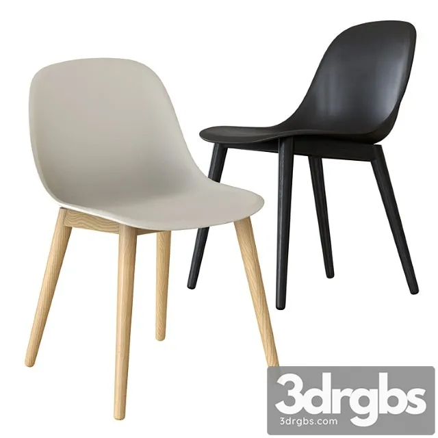 Muuto fiber side wood 2 3D Model Free