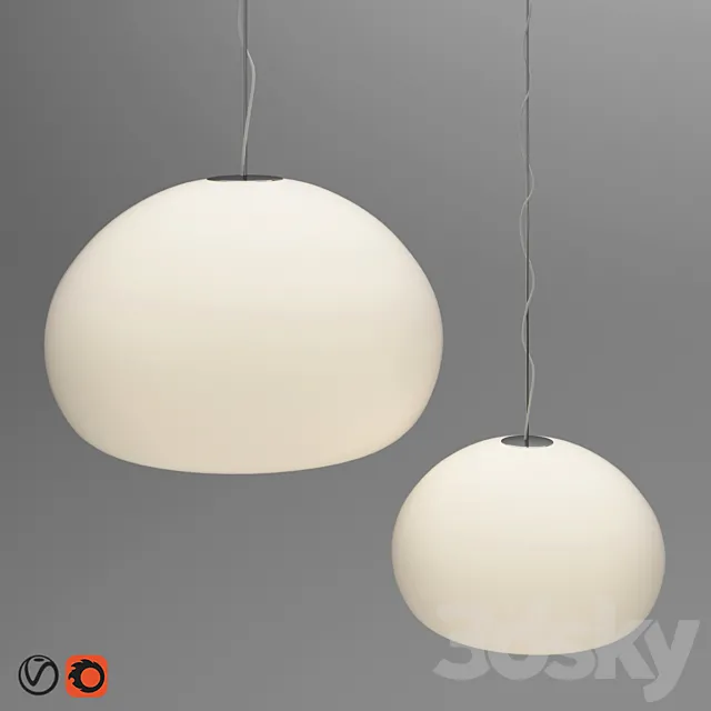 Muuto Fluid Lamps 3D Model