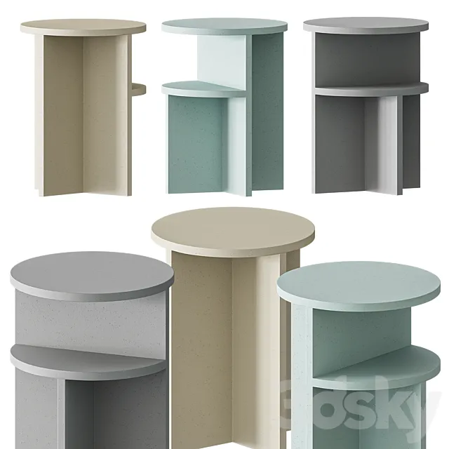 MUUTO HALVES SIDE TABLE 3DModel