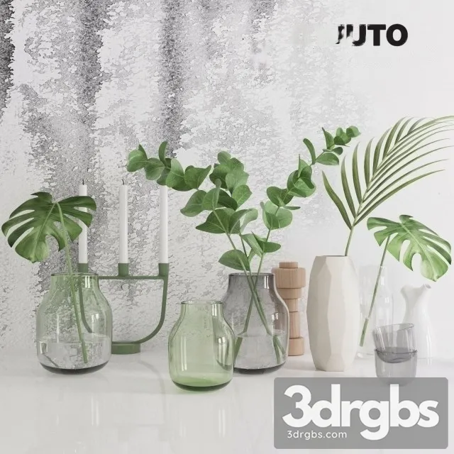 Muuto New Nordic Decor Set 3D Model Free
