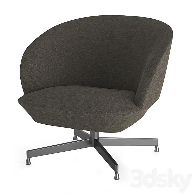 MUUTO. Oslo lounge chair. 3D Model Free