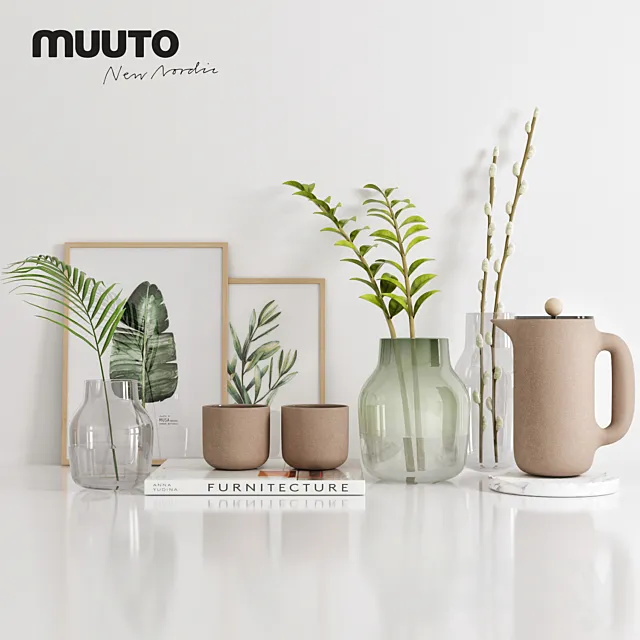 Muuto Push coffee maker_set 3D Model