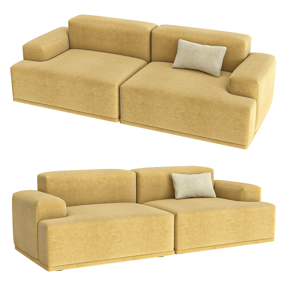 Muuto - Soft modular sofa Connect 3D Model