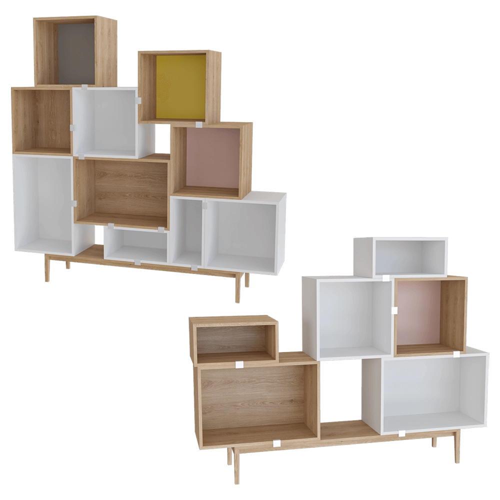 Muuto - Stacked storage system 3D Model