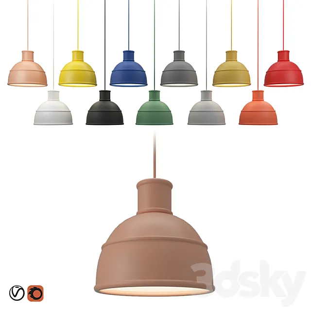 Muuto Unfold Lamp 3D Model