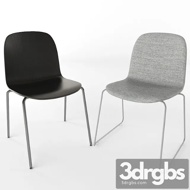 Muuto Visu Sled Base Chair 2 3D Model Free