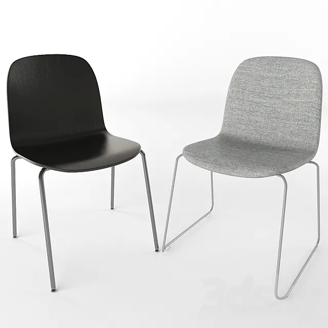 Muuto. Visu Sled Base chair. 3D Model