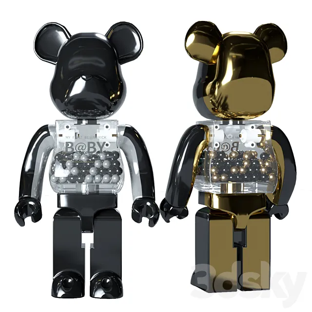 MY FIRST BEARBRICK 1000% 3DModel