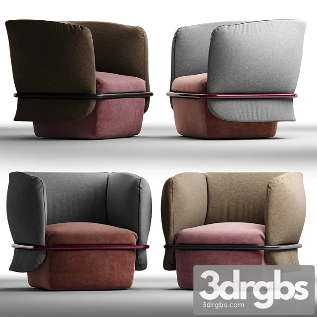 My home collection chemise chair 3D Model Free