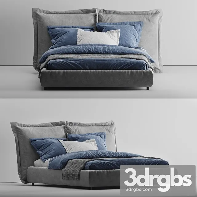 My Home Collection Face Bed 3D Model Free