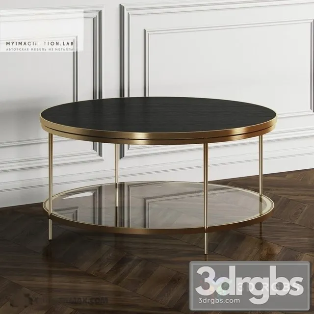 My Imagination Brass Table 3D Model Free