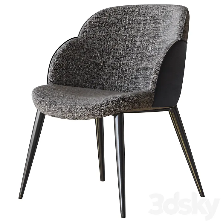 my way too dining chair by bonaldo 3D Model Free