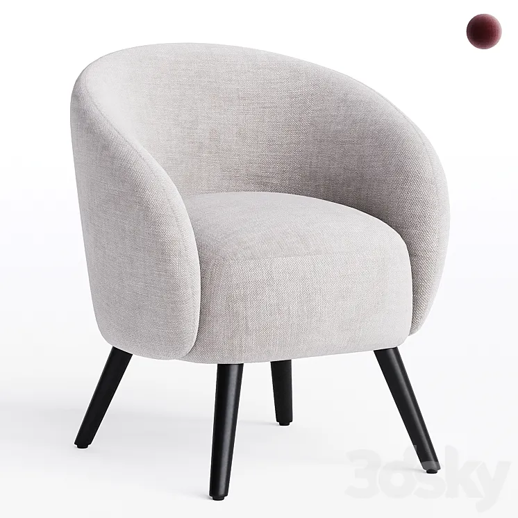 Mylo Accent Chair 3D Model Free Download