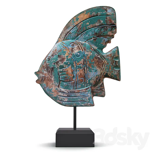 Mystic Fish Decor 3D Model