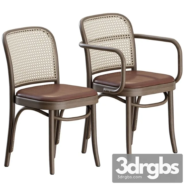 N 811 Mid Century Chair By Josef Hoffmann 3D Model Free