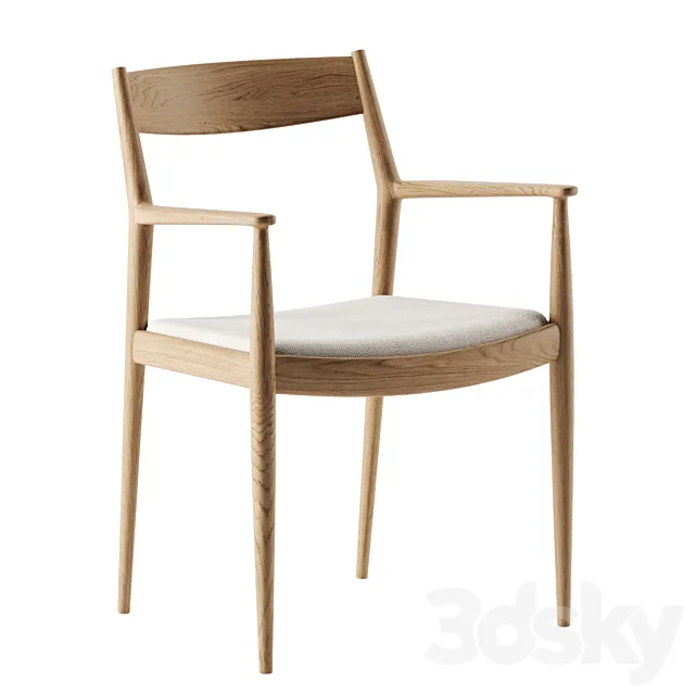 N – DC01 chair by Karimoku Case Study 3D Model