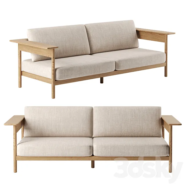 N-S01 Sofa by Karimoku Case Study 3D Model