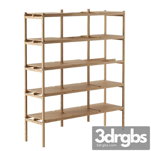 N Ss01 Shelving System By Karimoku Case Study 3D Model Download